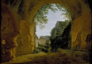 Een Uitzicht op een Tuin, gezien vanuit een Romeinse Kluis, 1802 - 1824